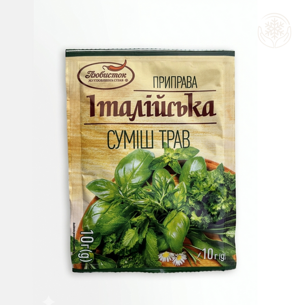 Приправа "Італійська суміш трав" Любисток, 10 г 8016 фото